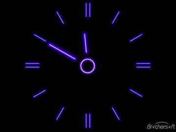 Brilliant Clock Screensaver