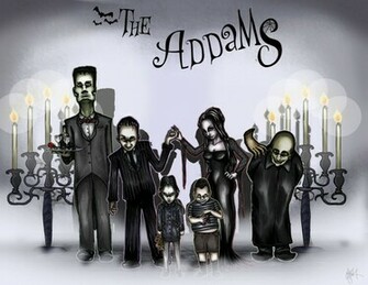 The Addams Family By Artspanstime