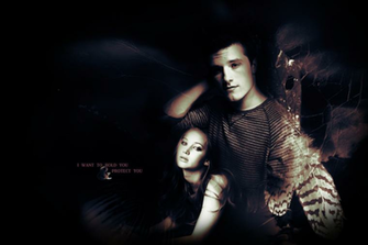 Peeta Katniss Wallpaper Protect Mellark And