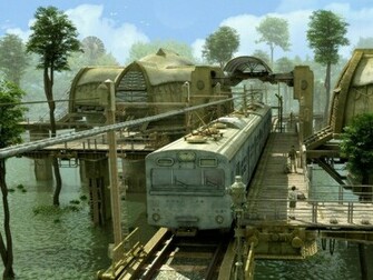 Wallpaper Train 3d