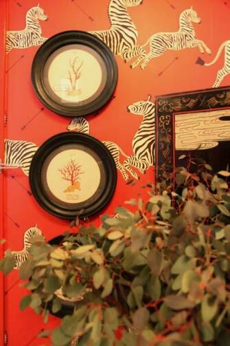 Scalamandre Zebras Wallpaper Interiors