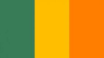 Resolution Amazon Amber And Orange Solid Three Color Background
