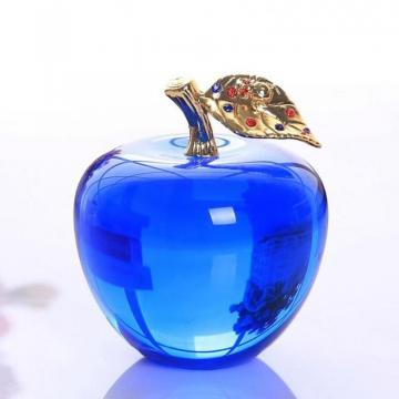80mm Crystal Apple Paperweight Wedding Decoration Ball