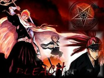 Ichigo Rukia Renji Bleach Wallpaper Background