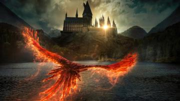 Phoenix Hogwarts Castle School Fantastic Beasts Wallpaper 4k HD