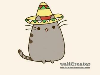Mexican Pusheen Wallpaper