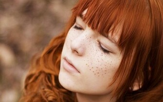 Sweet Redhead Computer Wallpaper Desktop Background