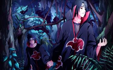 Uchiha Itachi Sasuke Akatsuki Anime Wallpaper HD G02