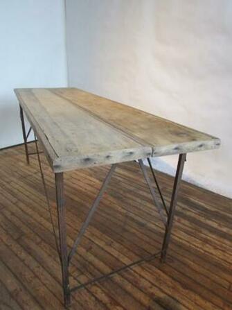 Antique Wallpaper Pasting Work Table At 1stdibs