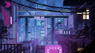 Neon City Aesthetic Wallpaper