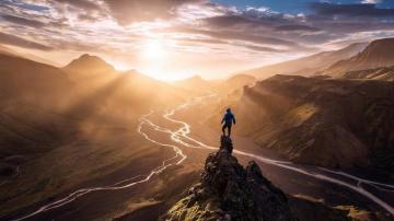 Mountain Top Desktop Wallpaper On