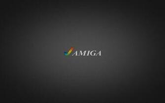 Amiga Logo Gray Background By Pixeloza