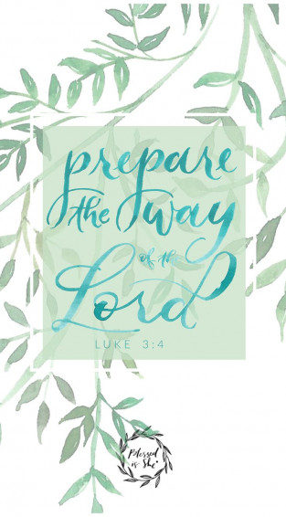 iPhone Wallpaper Watercolor Scripture