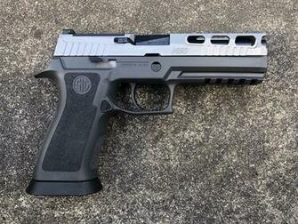 Upgraded My Full Size Sig Sauer P320 Nitron 9mm With A Pro Cut