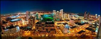 San Diego Skyline Petco Park By Timothylgreen