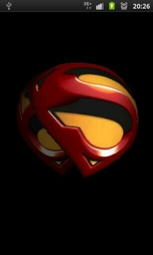 Bigger Superman 3d Logo Wallpaper For Android Screenshot