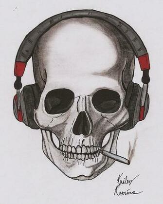 Smoking Skull By Crimson Spectra