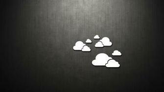 Clouds Minimalistic Dark Metallic Simple Wallpaper