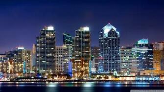 San Diego Skyline City Building Cultural Landscape Wallpaper