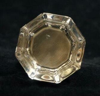 Pair Of Clear Depression Era Glass Cabinet Knobs From Oldegoodthings