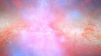 Pink Nebula Mac Wallpaper