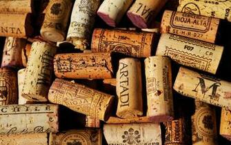 Wine Stoppers Wallpaper Stock Photos