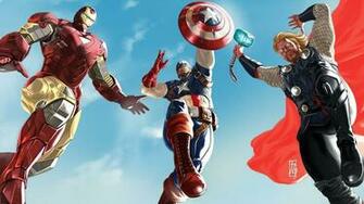 Captain America Thor HD Wallpaper 1080p Desktop