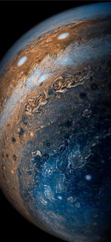 Jupiter Planet Top Background iPhone