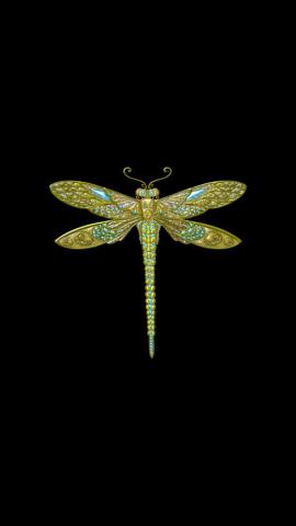 Wallpaper iPhone Dragonfly Phone Art