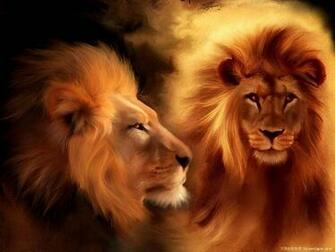Desktop Wallpaper Background Tiger Lion