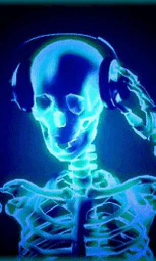 Skeleton Dj Live Wallpaper Game For Android Brothergames