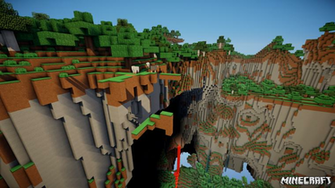 Minecraft Snapshot 13w36b Wallpaper With Amplified World Generation