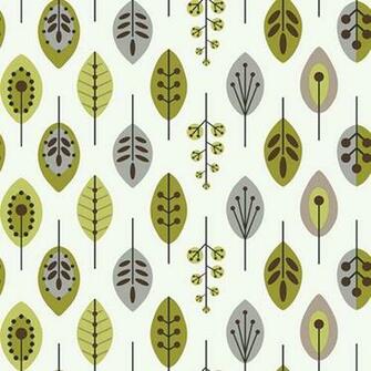 Bistro Retro Leaves Wallpaper York Wallcoverings Wall D