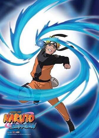 Yesanime Naruto Shippuden Rasengan Wall Scroll