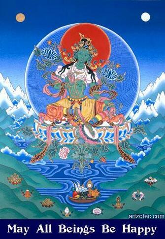 Green Tara Wallpaper