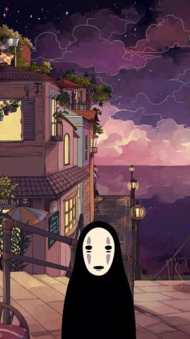Anime Scenery Wallpaper iPhone A