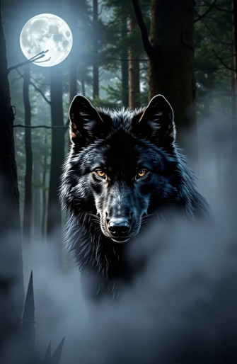 Black Wolf Wallpaper