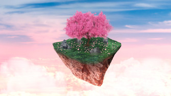 Floating Island 4k R Wallpaper