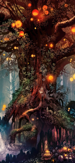 Forest Fantasy Artwork 4k iPhone Xs X HD Wallpaper Image