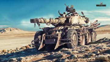 Tank Panhard Ebr Wot World Of Tanks Wallpaper Background