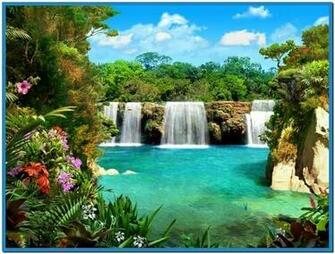 Live Waterfall Screensaver With Sound
