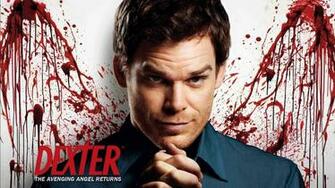 Wallpaper Dexter Morgan Angel Wings Blood Style