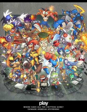 Video Game Characters Wallpaper