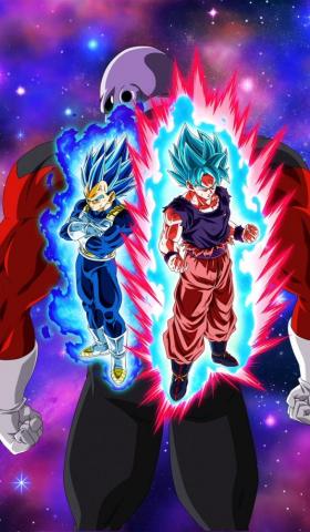 Goku And Vegeta Ssb From Dokkan Battle Wallpaper By Alvarohazard7