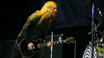 Wallpaper Jerry Cantrell Hair Guitar Play