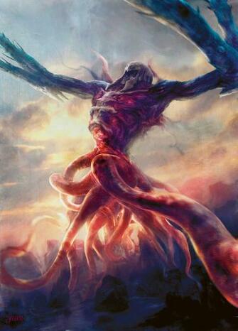 Ulamog The Infinite Gyre By Aleksi Briclot Mtg Art Magic