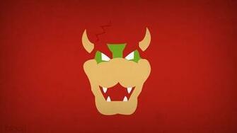 Bowser Red Background Super Mario Brothers Blo0p Wallpaper