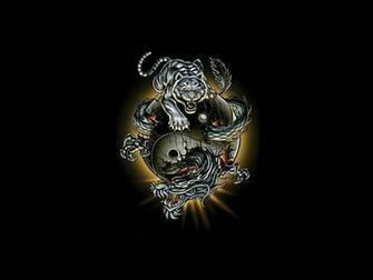 Dragon Yin Yang Wallpaper