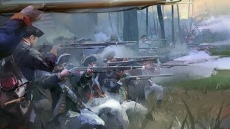 War Guns Military Usa Battles Artwork Revolutionary Wallpaper