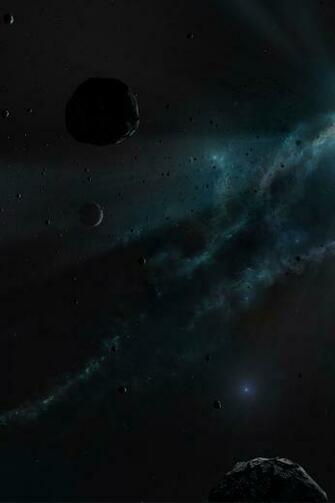 iPhone I Retina Space Wallpaper